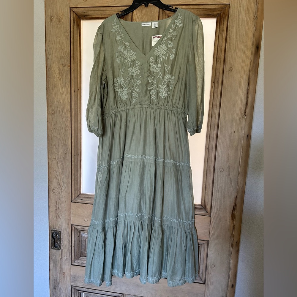Lucky Brand Tiered skirt Cotton Dress
